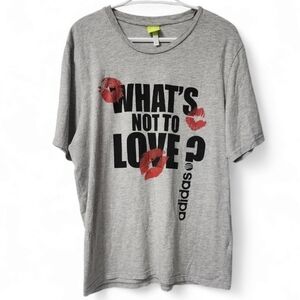 Adidas "What's Not To Love?" tee shirt